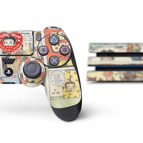 Betty Boop Comic Strip PS4 Pro Bundle Skin