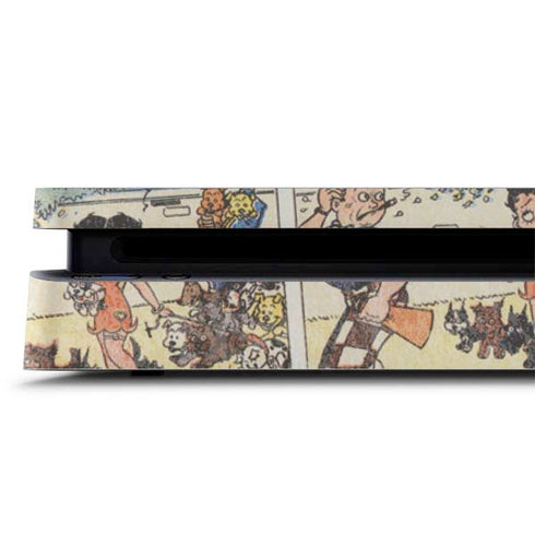 Betty Boop Comic Strip PS4 Slim Skin