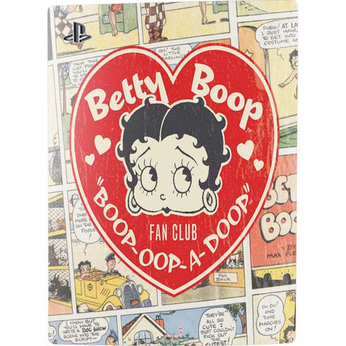 Betty Boop Comic Strip PS5 Digital Edition Console Skin