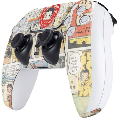 Betty Boop Comic Strip PS5 Controller Skin
