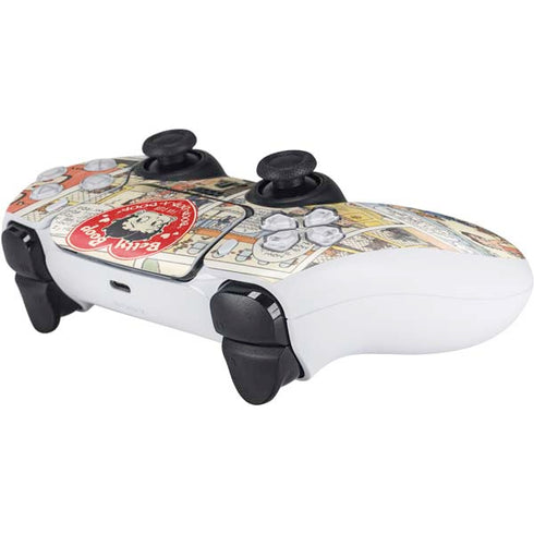 Betty Boop Comic Strip PS5 Controller Skin