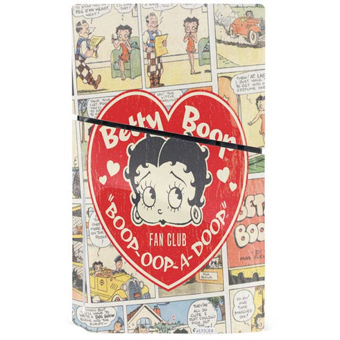 Betty Boop Comic Strip PS5 Slim Disk Console Skin