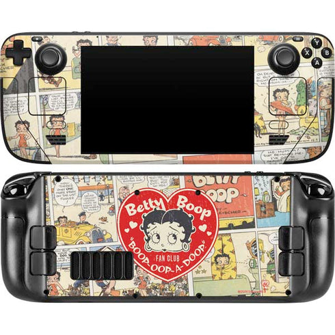 Betty Boop Comic Strip Steam Deck Handheld Gaming Computer Skin