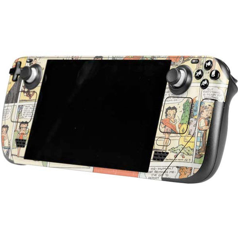 Betty Boop Comic Strip Steam Deck Handheld Gaming Computer Skin