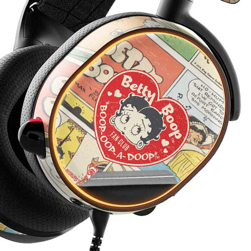 Betty Boop Comic Strip SteelSeries Arctis 3 Skin