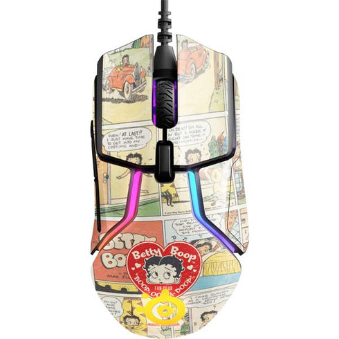 Betty Boop Comic Strip SteelSeries Rival 600 Gaming Mouse Skin