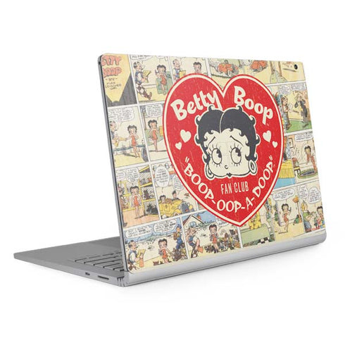Betty Boop Comic Strip Surface Book 2 15in Skin
