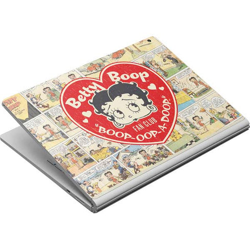 Betty Boop Comic Strip Surface Book Skin