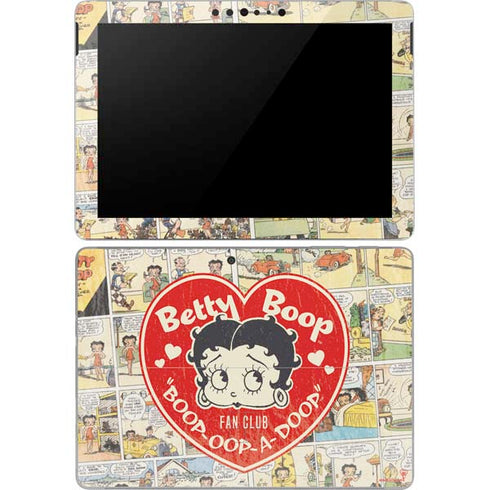 Betty Boop Comic Strip Surface Go Skin