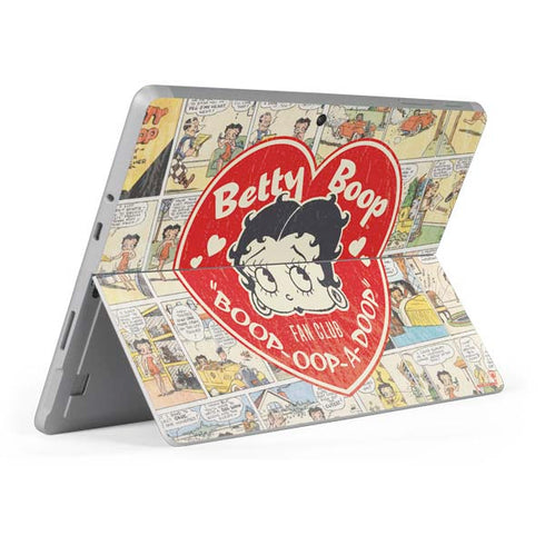 Betty Boop Comic Strip Surface Go Skin