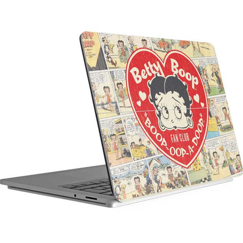 Betty Boop Comic Strip Surface Laptop Studio Skin