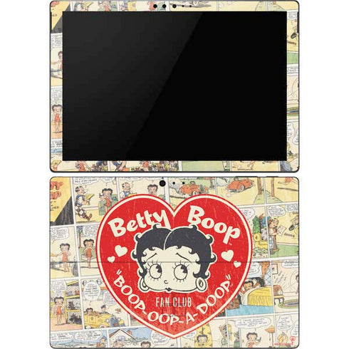 Betty Boop Comic Strip Surface Pro 6 Skin