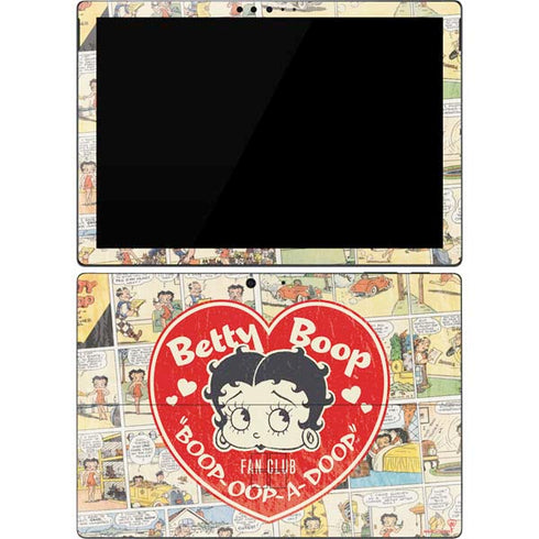 Betty Boop Comic Strip Surface Pro 7 Skin