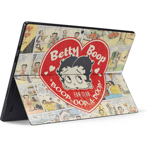 Betty Boop Comic Strip Surface Pro 7 Skin