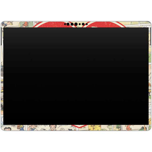 Betty Boop Comic Strip Surface Pro 8 Skin