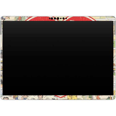 Betty Boop Comic Strip Surface Pro 9 Skin