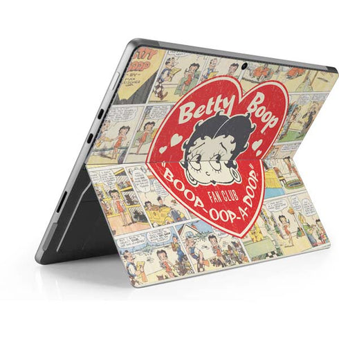 Betty Boop Comic Strip Surface Pro 9 Skin