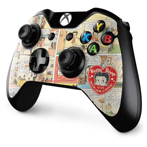 Betty Boop Comic Strip Xbox One Controller Skin