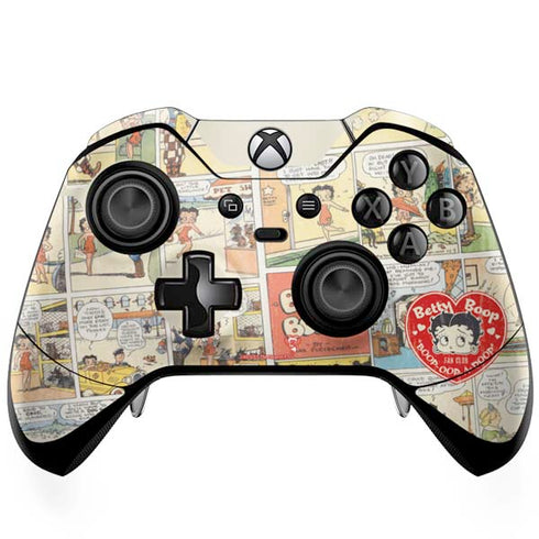 Betty Boop Comic Strip Xbox One Elite Controller Skin