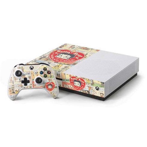Betty Boop Comic Strip Xbox One Skins