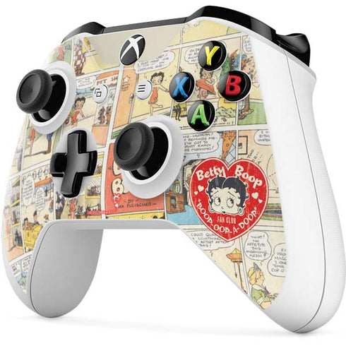 Betty Boop Comic Strip Xbox One S Controller Skin