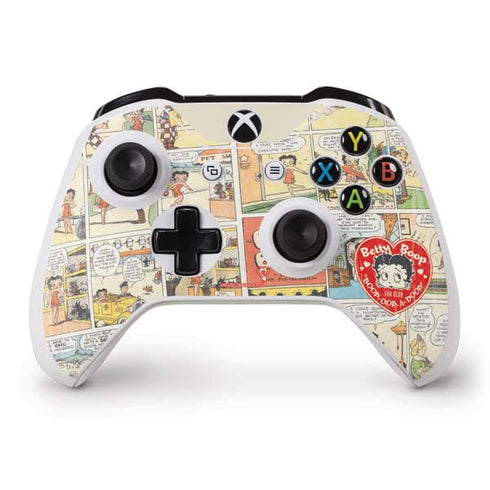 Betty Boop Comic Strip Xbox One S Controller Skin