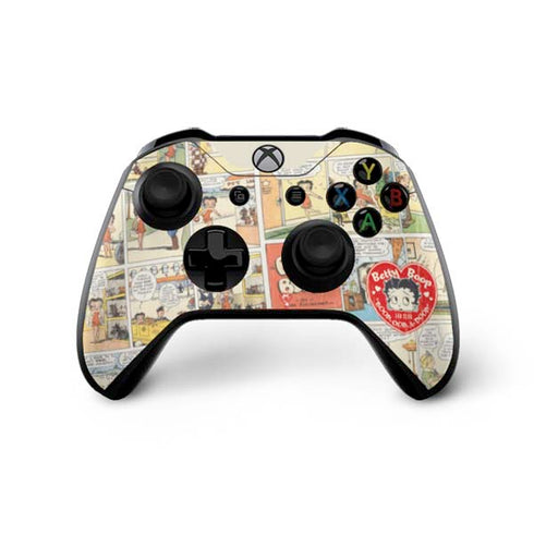 Betty Boop Comic Strip Xbox One X Controller Skin