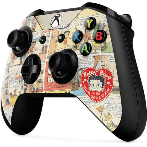 Betty Boop Comic Strip Xbox One X Controller Skin