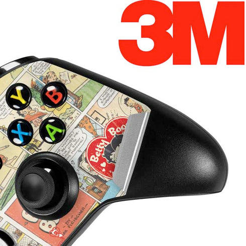 Betty Boop Comic Strip Xbox One X Controller Skin