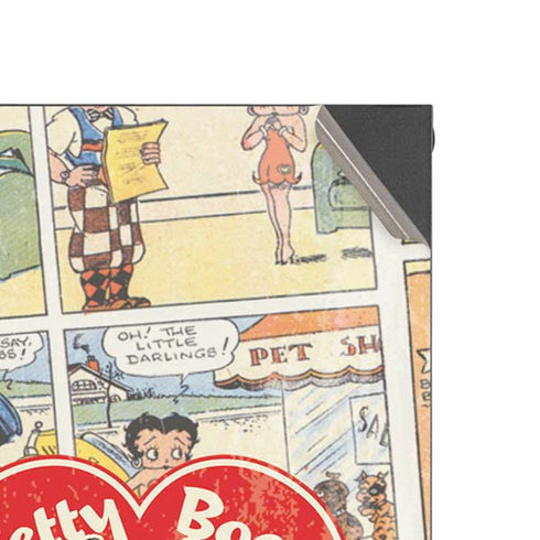 Betty Boop Comic Strip Xbox Series X Console Skin