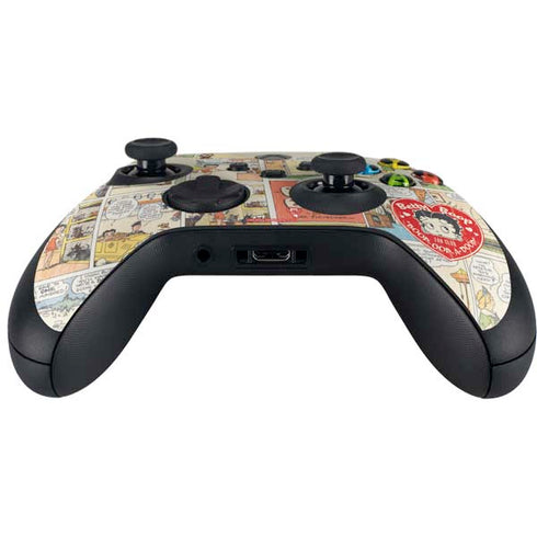 Betty Boop Comic Strip Xbox Series X Controller Skin