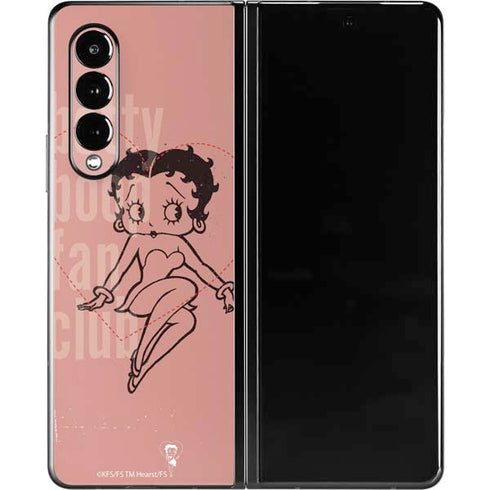 Betty Boop Fan Club Galaxy Z Fold3 5G Skin