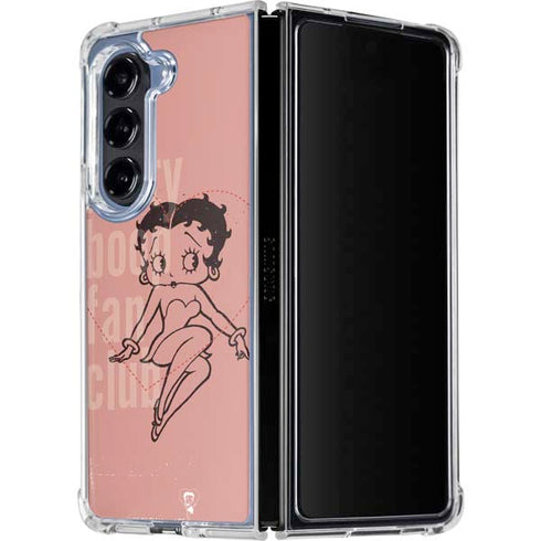 Betty Boop Fan Club Galaxy Z Fold5 5G Clear Case
