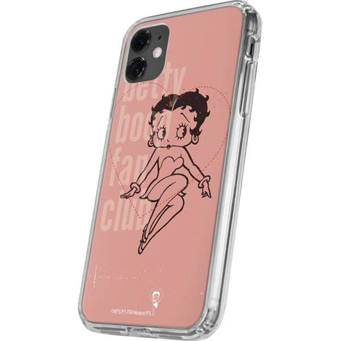 Betty Boop Fan Club iPhone 11 Clear Case