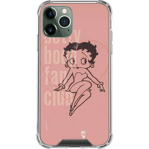 Betty Boop Fan Club iPhone 12 Pro Clear Case