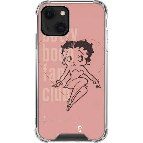 Betty Boop Fan Club iPhone 15 Plus Clear Case