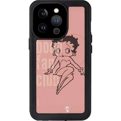 Betty Boop Fan Club iPhone 14 Pro Waterproof Case
