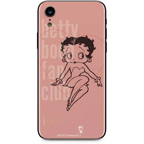 Betty Boop Fan Club iPhone XR Skin