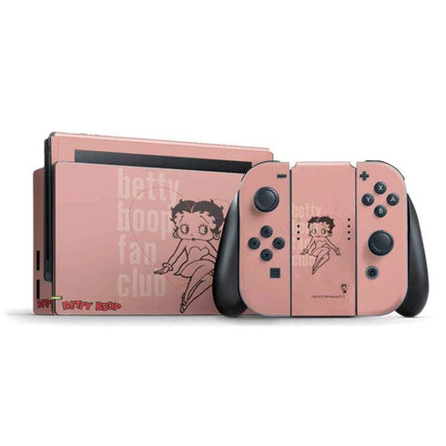 Betty Boop Fan Club Nintendo Switch Bundle Skin