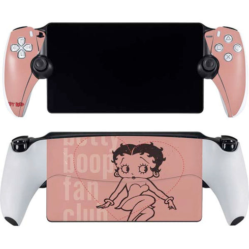 Betty Boop Fan Club PlayStation Portal Remote Player Skin
