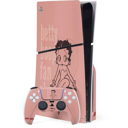 Betty Boop Fan Club PS5 Slim Disk Bundle Skin