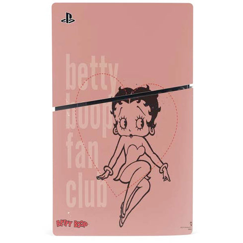 Betty Boop Fan Club PS5 Slim Digital Edition Console Skin