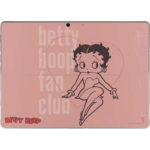 Betty Boop Fan Club Surface Pro 9 Skin