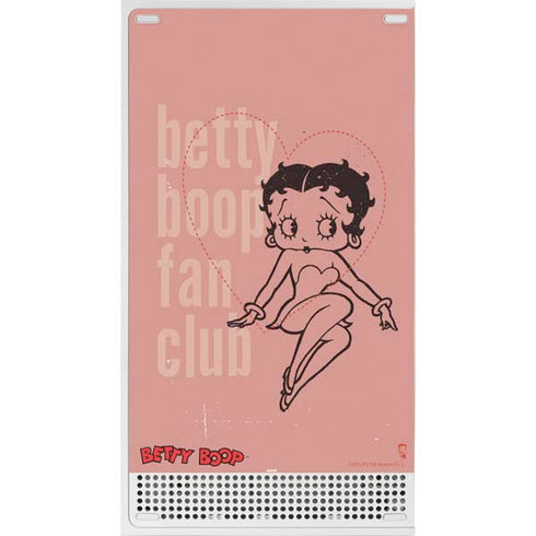 Betty Boop Fan Club Xbox Series S Console Skin