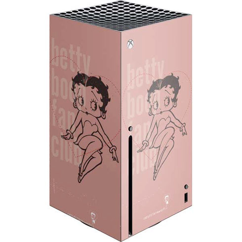 Betty Boop Fan Club Xbox Series X Console Skin