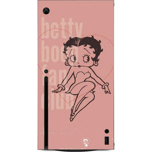 Betty Boop Fan Club Xbox Series X Console Skin