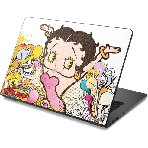 Betty Boop Hands Up Dell Chromebook Skin