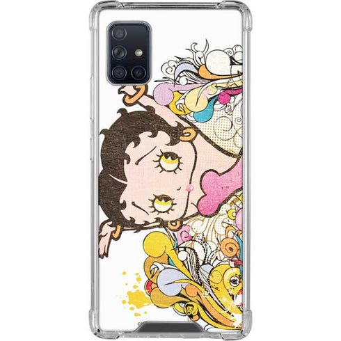 Betty Boop Hands Up Galaxy A51 5G Clear Case