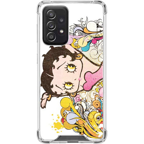 Betty Boop Hands Up Galaxy A52 5G Clear Case