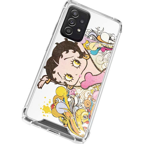 Betty Boop Hands Up Galaxy A72 5G Clear Case